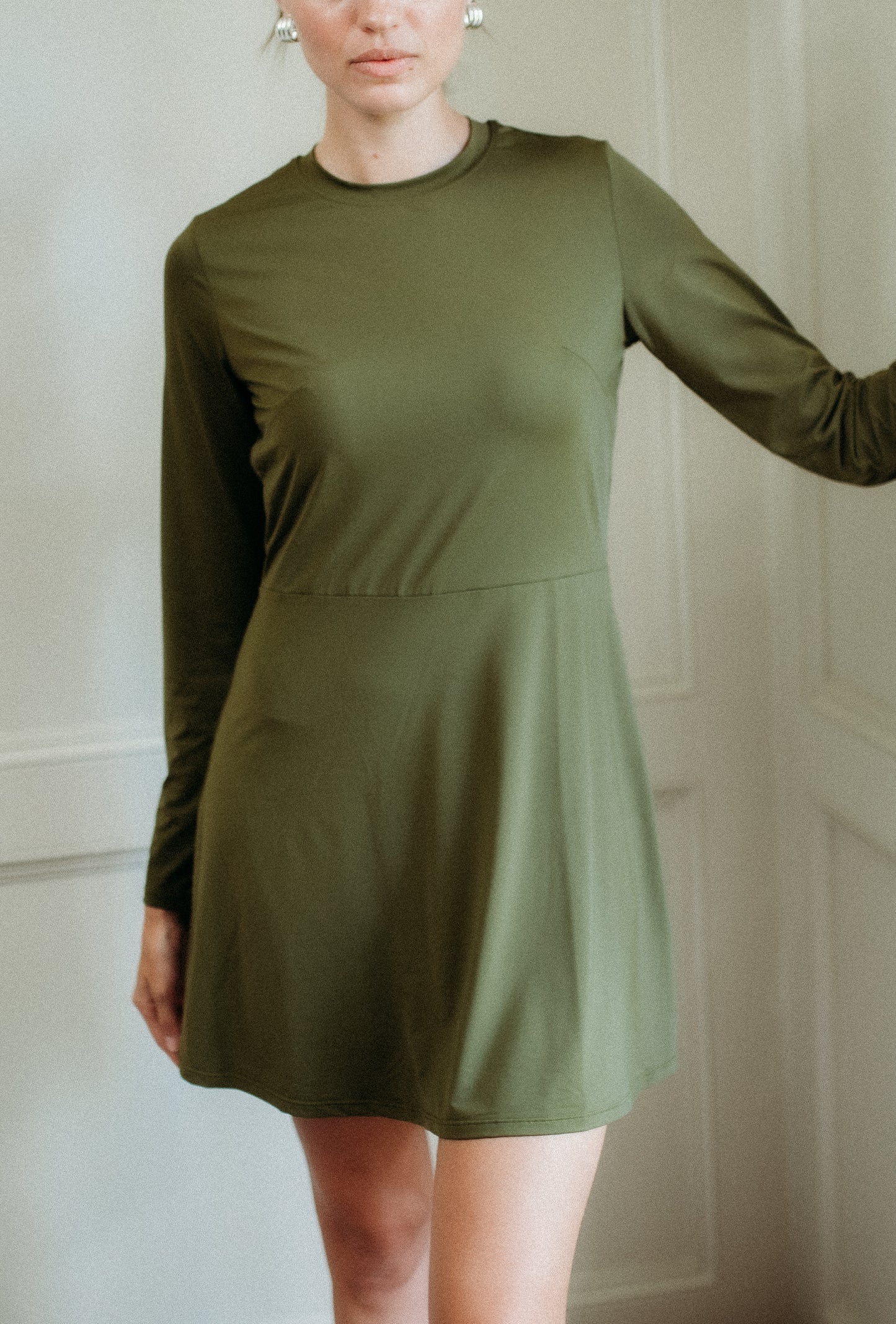 The Essential Dress - Olive Green